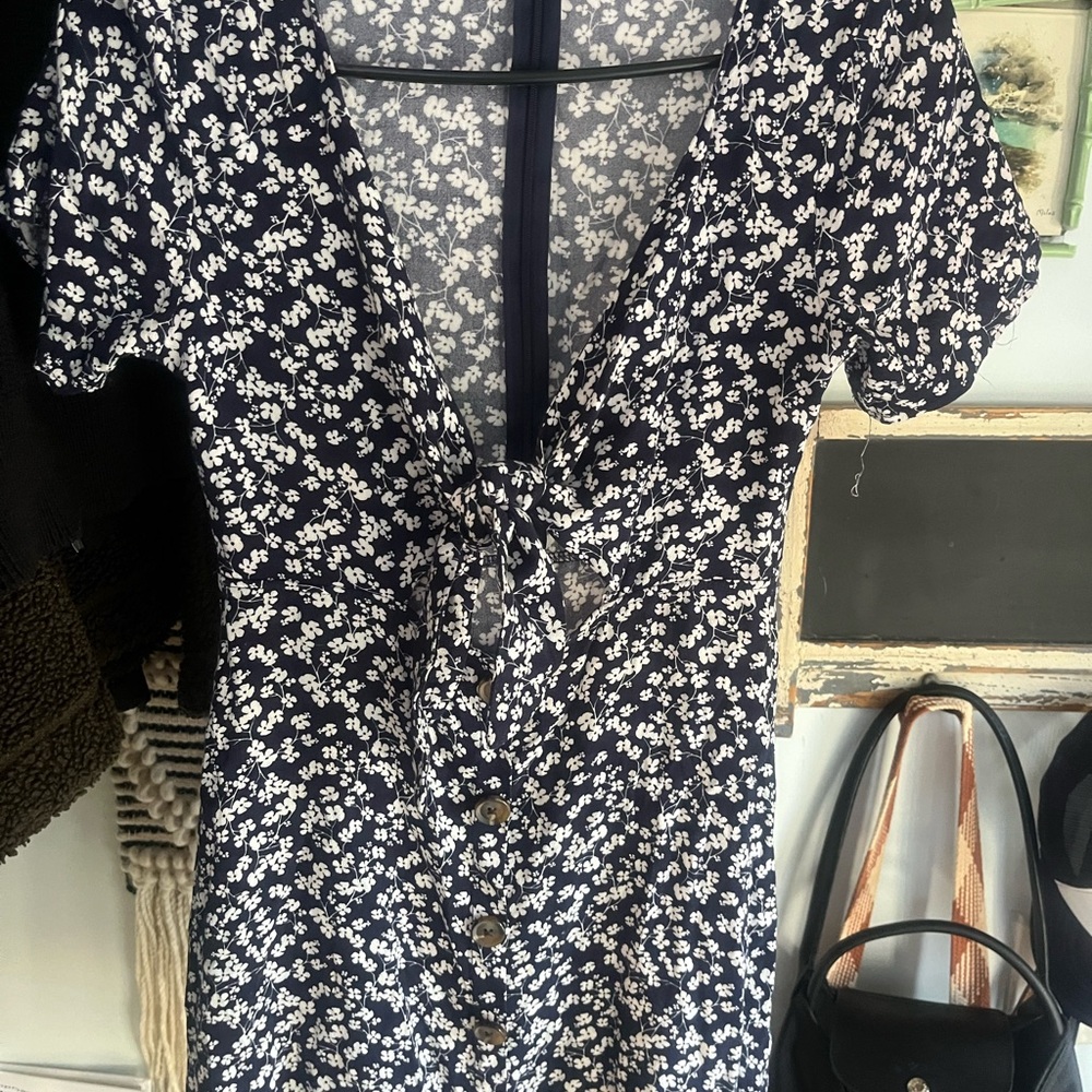 Floral Button-Down Dress